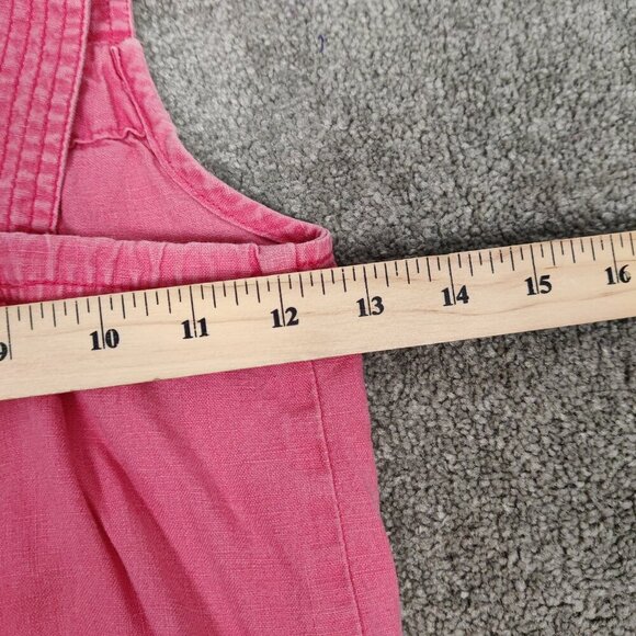 Gymboree Girl's Juniors Jumpsuit Size 9 Pink Linen Cotton Y2K Summer Barbiecore - Picture 6 of 7